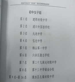 初中女子